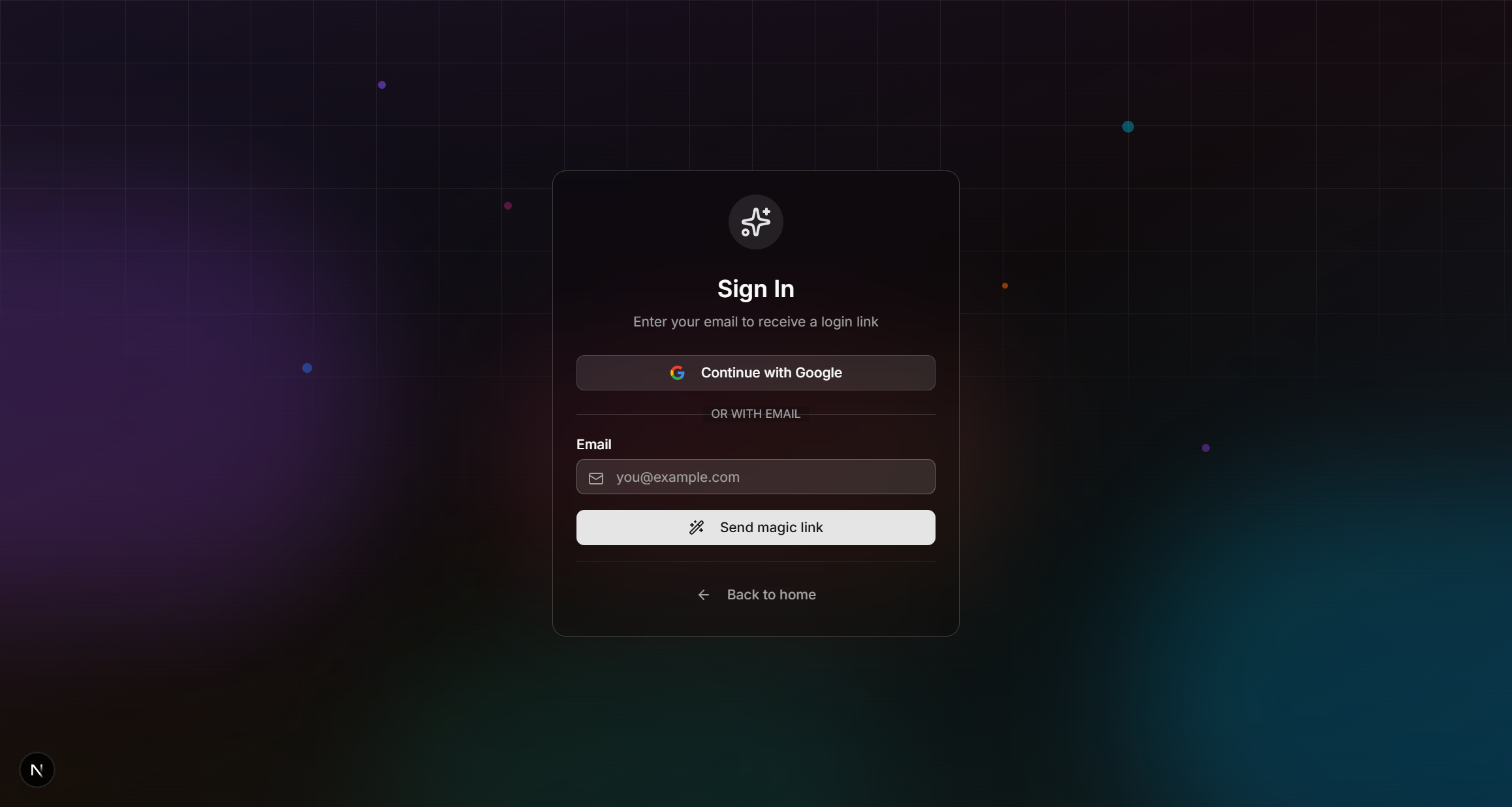 Login Page
