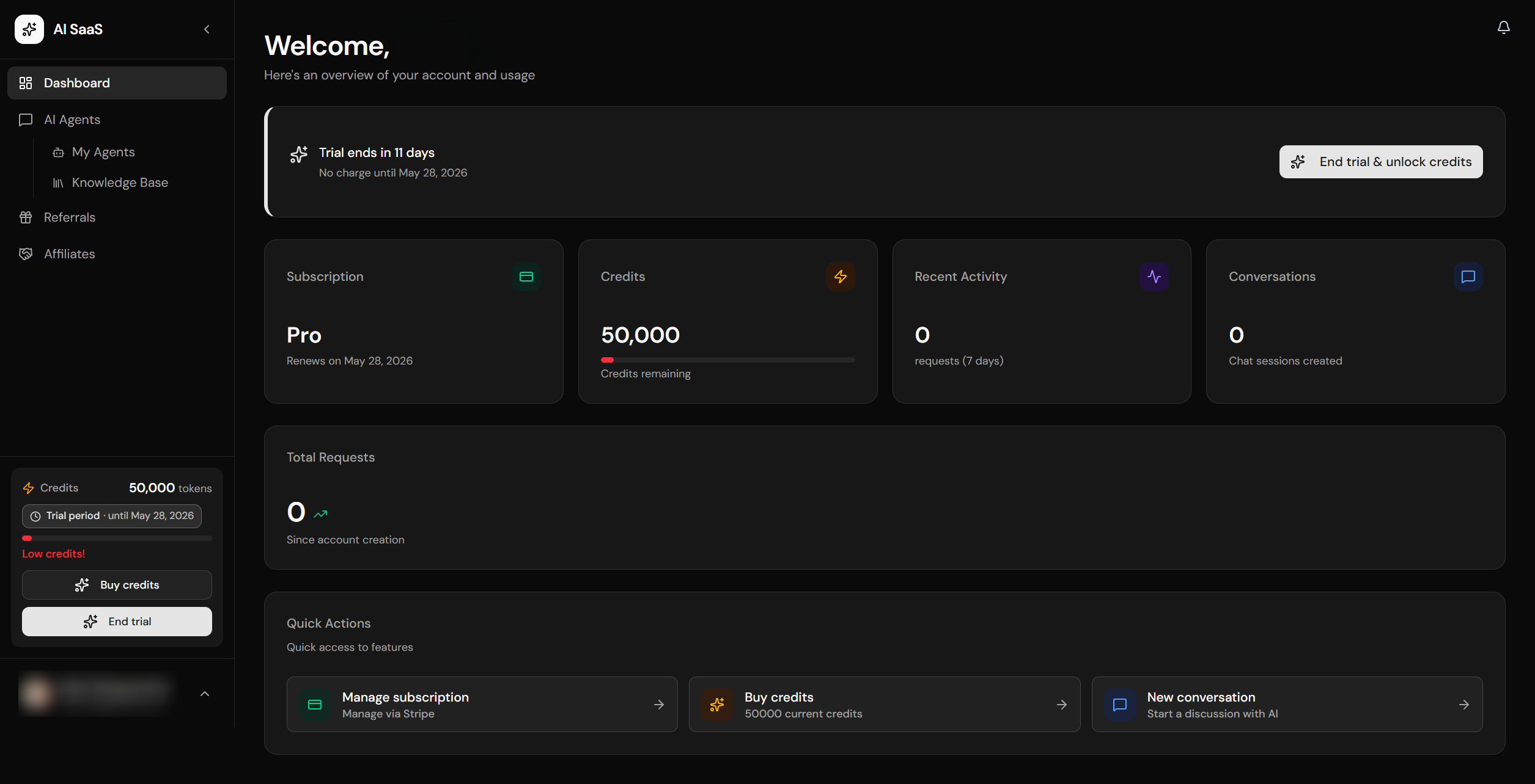 Private Dashboard
